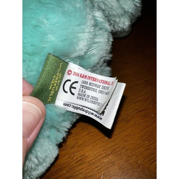 Wild Republic Milwaukee Zoo 9" Green Tiger Cub Baby Plush Stuffed Animal Toy - Picture 10 of 10